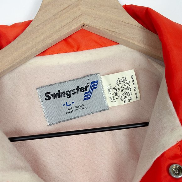 Vintage USA Swingster Orange Nylon Jacket - Picture 4 of 4
